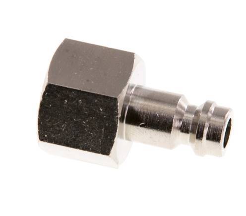 Nickel-plated Brass DN 5 Air Coupling Plug G 1/4 inch Female [5 Pieces]