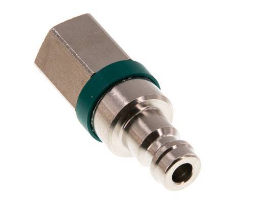 Nickel-plated Brass DN 5 Green Air Coupling Plug G 1/8 inch Female