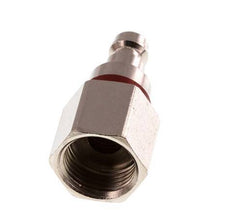 Nickel-plated Brass DN 5 Red Air Coupling Plug G 3/8 inch Female Double Shut-Off