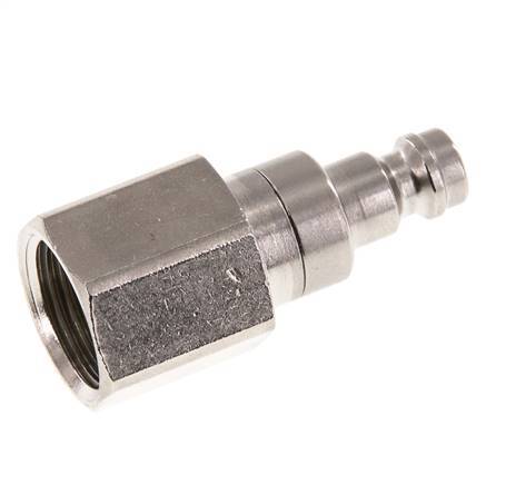 Nickel-plated Brass DN 5 Air Coupling Plug G 3/8 inch Female Double Shut-Off
