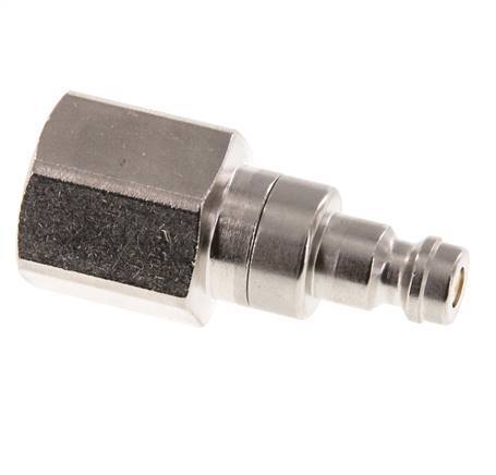 Nickel-plated Brass DN 5 Air Coupling Plug G 3/8 inch Female Double Shut-Off