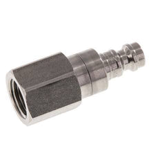 Stainless steel DN 5 Air Coupling Plug G 1/4 inch Female Double Shut-Off