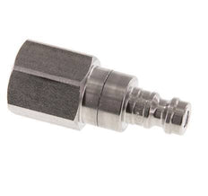 Stainless steel DN 5 Air Coupling Plug G 1/4 inch Female Double Shut-Off