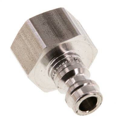 Stainless Steel 316L DN 5 Air Coupling Plug G 1/4 inch Female