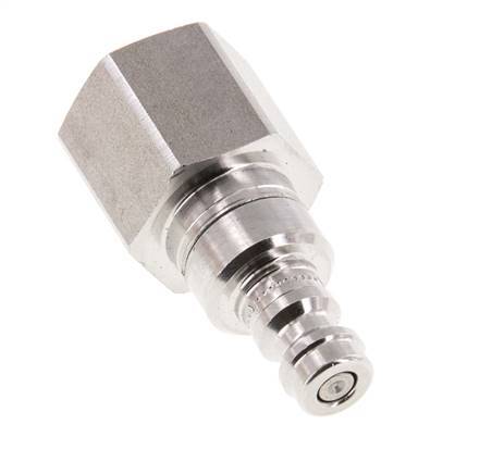 Edelstahl 316L DN 5 Luftkupplungsstopfen G 3/8 Zoll Innengewinde Doppelabsperrung