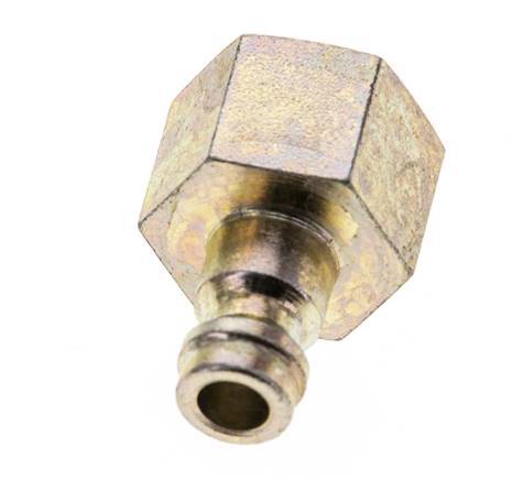 Hardened steel DN 5 Air Coupling Plug G 1/4 inch Female