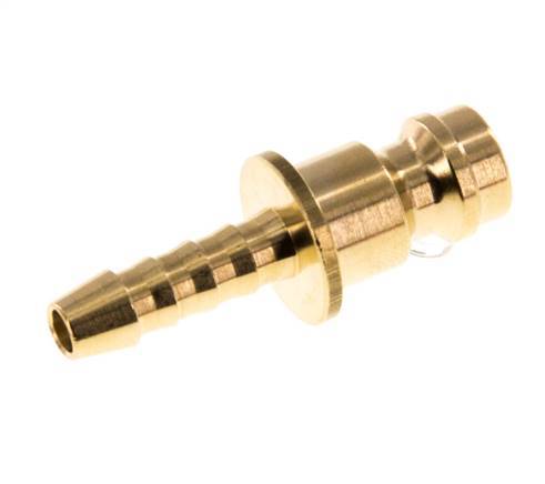 Brass DN 5 Air Coupling Plug 4 mm Hose Pillar [10 Pieces]