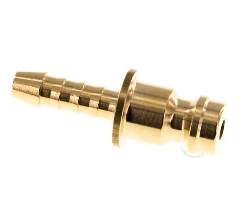 Brass DN 5 Air Coupling Plug 4 mm Hose Pillar [10 Pieces]