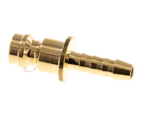 Brass DN 5 Air Coupling Plug 4 mm Hose Pillar [10 Pieces]