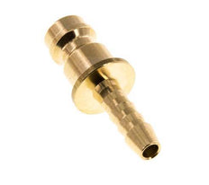 Brass DN 5 Air Coupling Plug 4 mm Hose Pillar [10 Pieces]