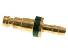 Messing DN 5 grün-kodierter Luftkupplungsstecker 6 mm Schlauchpfeiler