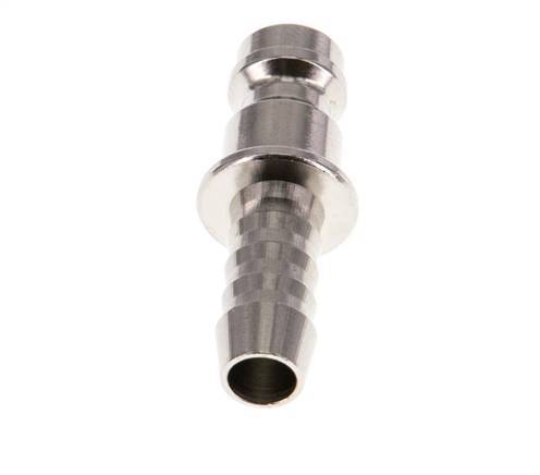 Nickel-plated Brass DN 5 Air Coupling Plug 6 mm Hose Pillar [5 Pieces]