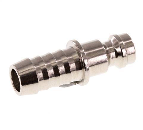 Nickel-plated Brass DN 5 Air Coupling Plug 8 mm Hose Pillar [5 Pieces]