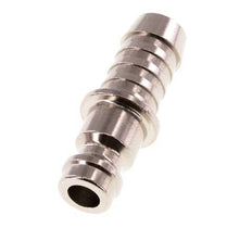 Nickel-plated Brass DN 5 Air Coupling Plug 8 mm Hose Pillar [5 Pieces]