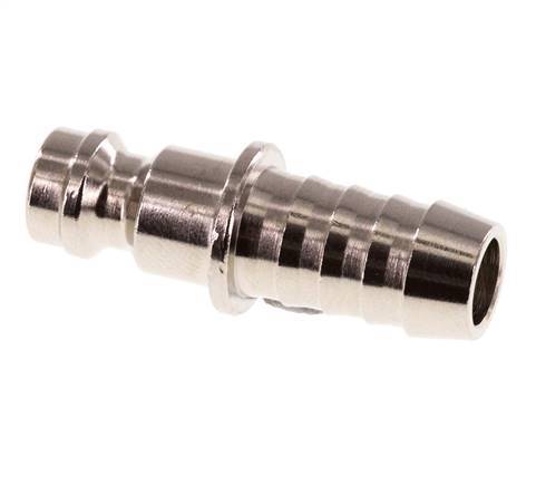 Nickel-plated Brass DN 5 Air Coupling Plug 8 mm Hose Pillar [5 Pieces]