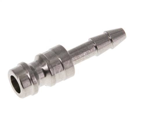 Edelstahl DN 5 Luftkupplungsstecker 4 mm Schlauchpfeiler