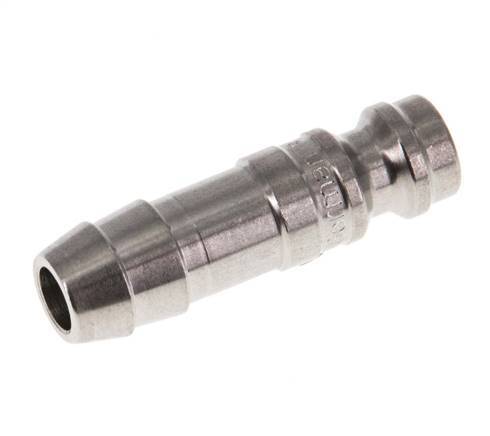 Stainless steel DN 5 Air Coupling Plug 8 mm Hose Pillar