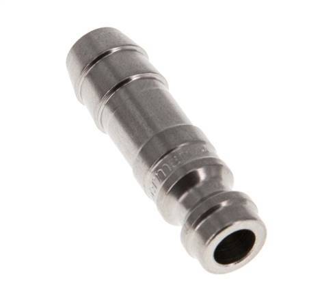 Edelstahl DN 5 Luftkupplungsstecker 8 mm Schlauchpfeiler
