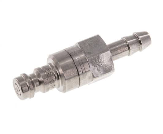 Edelstahl 316L DN 5 Luftkupplungsstecker 4 mm Schlauchpfeiler