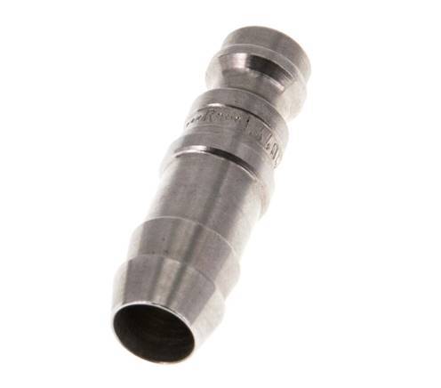 Edelstahl 316L DN 5 Luftkupplungsstecker 9 mm Schlauchpfeiler