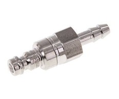 Edelstahl 316L DN 5 Luftkupplungsstecker 6 mm Schlauchsäule Doppelabsperrung