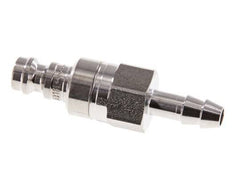 Edelstahl 316L DN 5 Luftkupplungsstecker 6 mm Schlauchsäule Doppelabsperrung