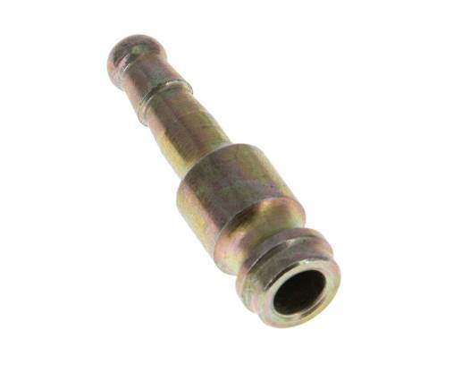 Hardened steel DN 5 Air Coupling Plug 4 mm Hose Pillar [2 Pieces]