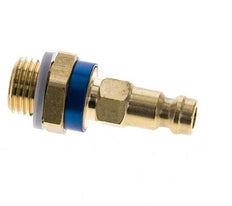 Messing DN 5 blau-kodierter Luftkupplungsstecker G 1/4 Zoll männlich