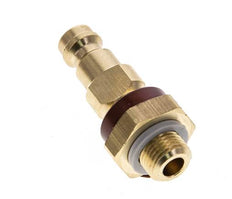 Messing DN 5 braun-kodiert Luftkupplungsstecker G 1/8 Zoll männlich