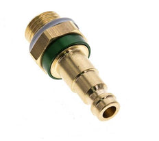 Messing DN 5 grün-kodierter Luftkupplungsstecker G 1/4 Zoll männlich