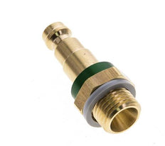 Messing DN 5 grün-kodierter Luftkupplungsstecker G 1/4 Zoll männlich