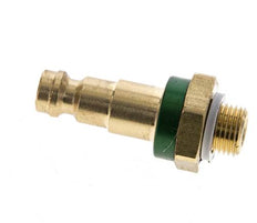 Messing DN 5 grün-kodierter Luftkupplungsstecker G 1/8 Zoll männlich