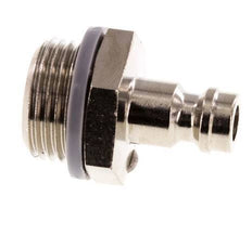 Nickel-plated Brass DN 5 Air Coupling Plug G 3/8 inch Male [2 Pieces]