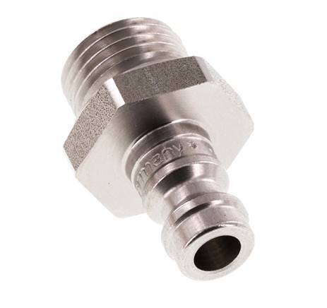 Stainless steel DN 5 Air Coupling Plug G 1/4 inch Male