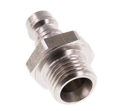 Edelstahl DN 5 Luftkupplungsstecker G 1/4 Zoll Außengewinde