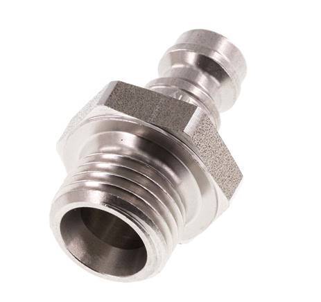 Edelstahl DN 5 Luftkupplungsstecker G 1/4 Zoll Außengewinde