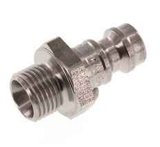 Edelstahl DN 5 Luftkupplungsstecker G 1/8 Zoll Außengewinde