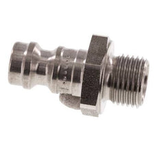 Edelstahl DN 5 Luftkupplungsstecker G 1/8 Zoll Außengewinde