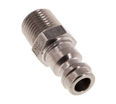 Edelstahl DN 5 Luftkupplungsstecker 1/8 Zoll NPT-Außengewinde