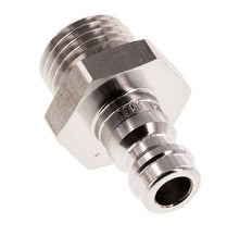 Edelstahl 316L DN 5 Luftkupplungsstecker G 1/4 Zoll Außengewinde