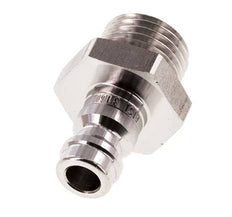 Edelstahl 316L DN 5 Luftkupplungsstecker G 1/4 Zoll Außengewinde