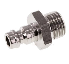 Edelstahl 316L DN 5 Luftkupplungsstecker G 1/4 Zoll Außengewinde