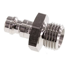 Edelstahl 316L DN 5 Luftkupplungsstecker G 1/4 Zoll Außengewinde