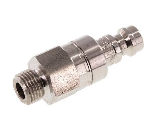 Edelstahl 316L DN 5 Luftkupplungsstopfen G 1/8 Zoll Außengewinde Doppelabsperrung