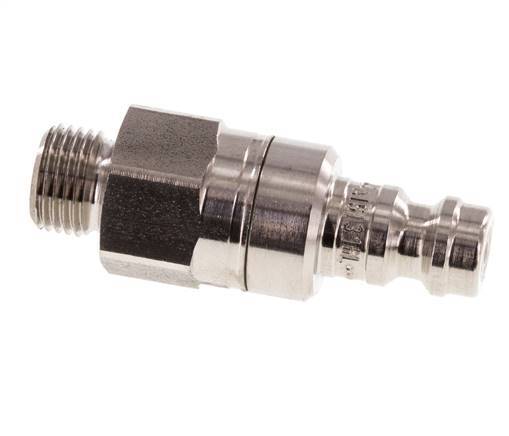 Edelstahl 316L DN 5 Luftkupplungsstopfen G 1/8 Zoll Außengewinde Doppelabsperrung