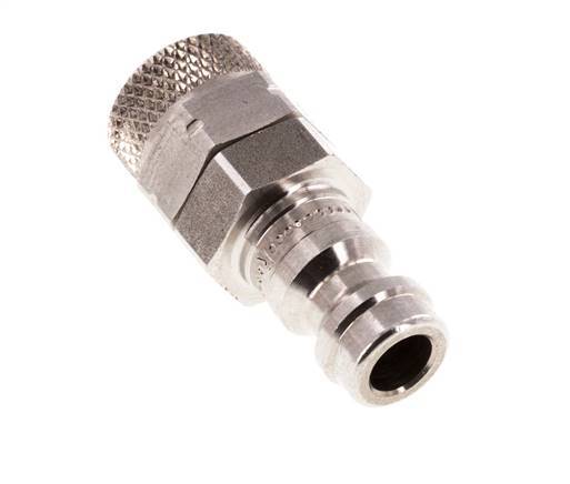 Edelstahl 316L DN 5 Luftkupplungsstecker 4x6 mm Überwurfmutter