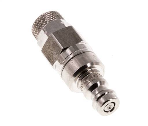 Edelstahl 316L DN 5 Luftkupplungsstecker 4x6 mm Überwurfmutter Doppelabsperrung