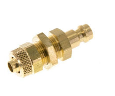 Messing DN 5 Luftkupplungsstecker 6x8 mm Überwurfmutter Bulkhead