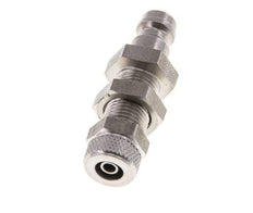 Edelstahl DN 5 Luftkupplung Stopfen 4x6 mm Überwurfmutter Bulkhead
