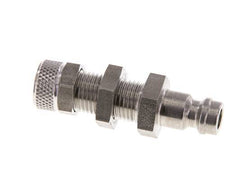 Edelstahl DN 5 Luftkupplung Stopfen 4x6 mm Überwurfmutter Bulkhead